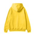 thumbnail image 4 of Mens Zip Up Hoodie Long Sleeve Fleece Casual Hooded Sweatshirts Athletic Full Zip Jacket with Pockets Yellow XL, 4 of 7