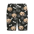 thumbnail image 6 of Xysaqa Big & Tall Men's Pajama Short Pants, Funny Dog Paw Printed Lounge Shorts for Women Plus Size Soft Elastic Waist Sleep Shorts 3X 4X 5X Summer Savings (Unisex), 6 of 8