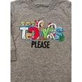 thumbnail image 2 of Disney Infant & Toddler Boys Gray Toy Story Long Sleeve Christmas Tee Shirt 12m, 2 of 2