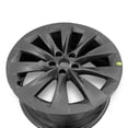 thumbnail image 3 of New OEM Surplus Wheel 20x9.5 in for 2016-2021 Tesla Model X Painted Charcoal 20 inch Aluminum Rim, 3 of 5