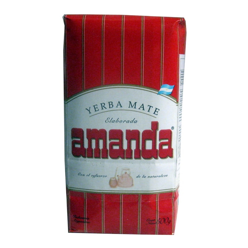 Yerba Mate Amanda x 500 g Argentina Green Tea 1.1 lb Herbal Loose Leaf Bag Diet