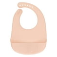 thumbnail image 3 of Babero para niones Pequeños, Silicona Segura Suave Impermeable Babero Babero Ajustable Fácil de Limpiar Bolsillo de Derrames para Comer, 3 of 7