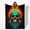 30*40in, variant on Hand-Drawn Skull Design Throw Blanket - Vibrant Chartreuse & Black Artistic Statement, Super Soft 280gsm All-Season Machine Washable, Anti-Pilling Fade-Resistant, 4 Sizes (30x40 to 60x80 Inch) for Sof
