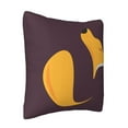 thumbnail image 2 of ZICANCN Animal Fox Logo Decorative Throw Pillow Covers, Bed Couch Sofa Decorative Knit Pillow Covers for Living Room Farmhouse 22"x22", 2 of 8
