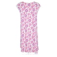 thumbnail image 5 of JEFFRICO Womens 2 Pack Nightgowns Short Sleeve Sleepwear Soft Pajama Dress Nightshirts, 5 of 5