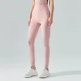thumbnail image 1 of Pantalones de yoga abdominales de cintura alta, pantalones ajustados para correr con realce de glúteos y efecto melocotón de doble cara, 1 of 5