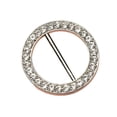 thumbnail image 5 of Fasijew Clothes Corner Knotted Buckle Clothes Corner Knotted Ring Clothing Corner Tie Clip Ring Clothes Corner Knotted Buckle Elegant Faux Pearl Round Love Heart T-shirt Scarf Fashion Jewelry, 5 of 7