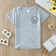 thumbnail image 6 of Huesdet Toddler Boys Short Sleeved T Shirt Casual Solid Basic T-Shirt Kids Soft Tee Shirt(Grey,5-6 Years), 6 of 7