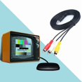 thumbnail image 5 of New 3 Rca Male To 3.5Mm Male Cable Adapter Audio Video Cord Av Aux Cable 3Ft, 5 of 6