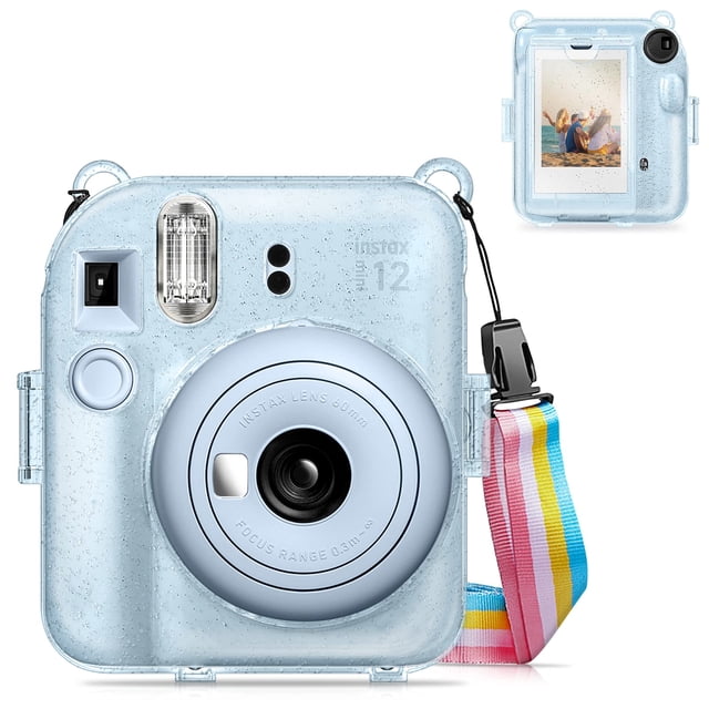 Funda protectora transparente para cámara Fujifilm Instax Mini 12