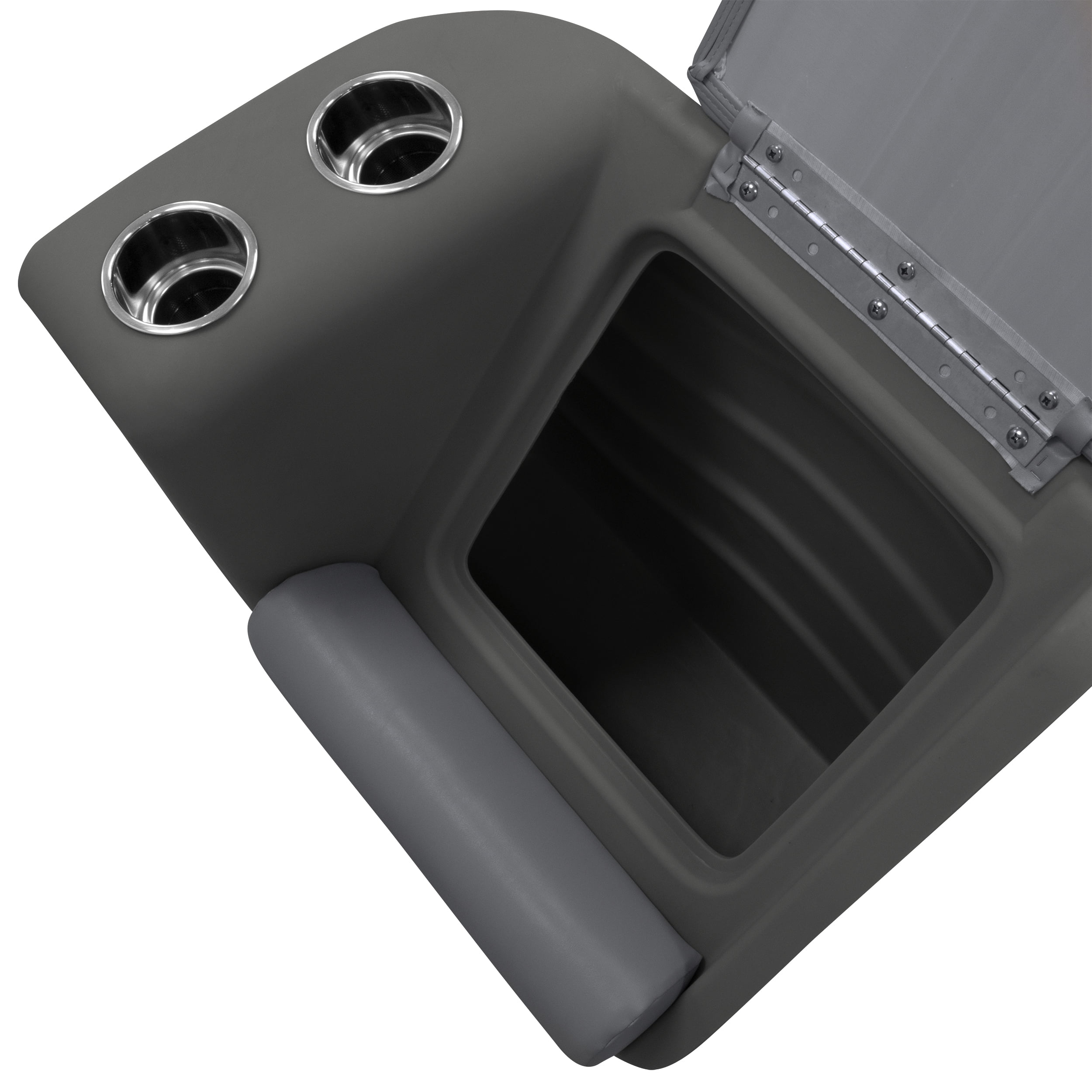 Wise BM13006L-1890 Premier Series Pontoon Lean Back Recliner - Left Radius, Slate / Dark Neutral