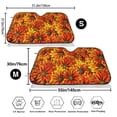 thumbnail image 3 of Haiem Sunflower4 Car Windshield Sun Shade - Blocks UV Rays Sun Visor Protector, Sunshade to Keep Your Vehicle Cool, Universal Fit SUV Van Sedan-Small, 3 of 7