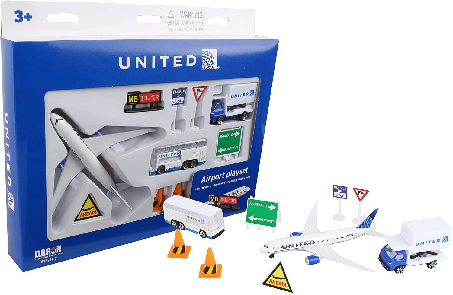 Daron United Airlines Airport Playset