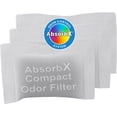 thumbnail image 1 of iTouchless All Natural Activated Carbon, Garbage Smells, Biodegradable 3-Pack AbsorbX Compact Filters for Bathroom, Trash Can Odor Absorber, 3 Each, 1 of 5