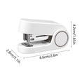 thumbnail image 3 of Mini Stapler Compact Handheld Stapler | Effortless Stapling for Students Home Office | Holds Up To 10 Sheets | Lightweight Plastic for Desk Drawer Organization, 3 of 6