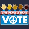 thumbnail image 3 of CafePress - Vote Peace Kids Sweatshirt - Kids Sweatshirt, Youth Crew Neck Sweatshirt, 3 of 4