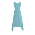 thumbnail image 4 of Gspmoly Robes pour Femmes, Robes pour Femmes Sans Manches à Col Rond avec Cordon, Robe Décontractée à Volants Évasée Courte, Robes de Soirée pour Femmes Offres du Jour, 4 of 8