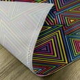 thumbnail image 5 of Ambesonne Geometric Place Mats Set of 4, Rainbow Colors Design, Standard Size, Multicolor, 5 of 6
