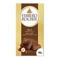 thumbnail image 1 of FERRERO ROCHER tablette de chocolat de qualité supérieure, chocolat au lait avec noisettes, 90g, 1 of 7