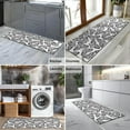 thumbnail image 2 of White Butterfly Black Pattern Kitchen Rug Mat,Kitchen Runner Rugs Non Skid Washable,Decorative Kitchen Floor Mats for Kitchen,Sink,Laundry,17"X47", 2 of 5