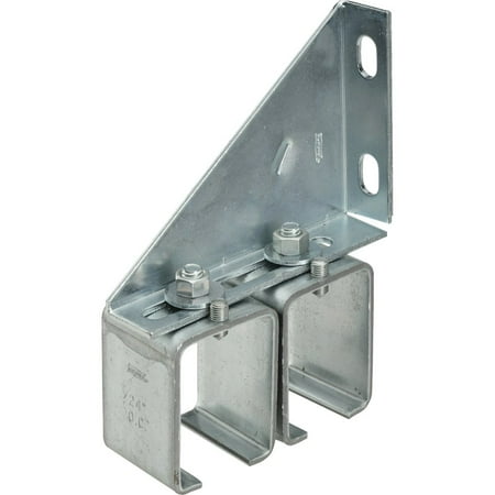 

National Dp51Ms2 Galvanized Double Splice Box Rail Barn Door Bracket