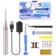 thumbnail image 1 of Kit de soldador, soldador de 8 calentador de cerámica, kit de soldador de soldadura de temperatura ajustable con cable USB y de cobre,, 1 of 9