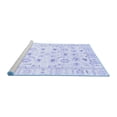 thumbnail image 2 of Ahgly Company Machine Washable Indoor Rectangle Oriental Blue Traditional Area Rugs, 8' x 10', 2 of 4