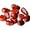 Red, variant on Red Jasper Healing Crystals Stones Set Natural Tumbled Polished Crystal Stones Bulk Irregular Pebble Stones Fish Tank Rocks 0.45 lbs