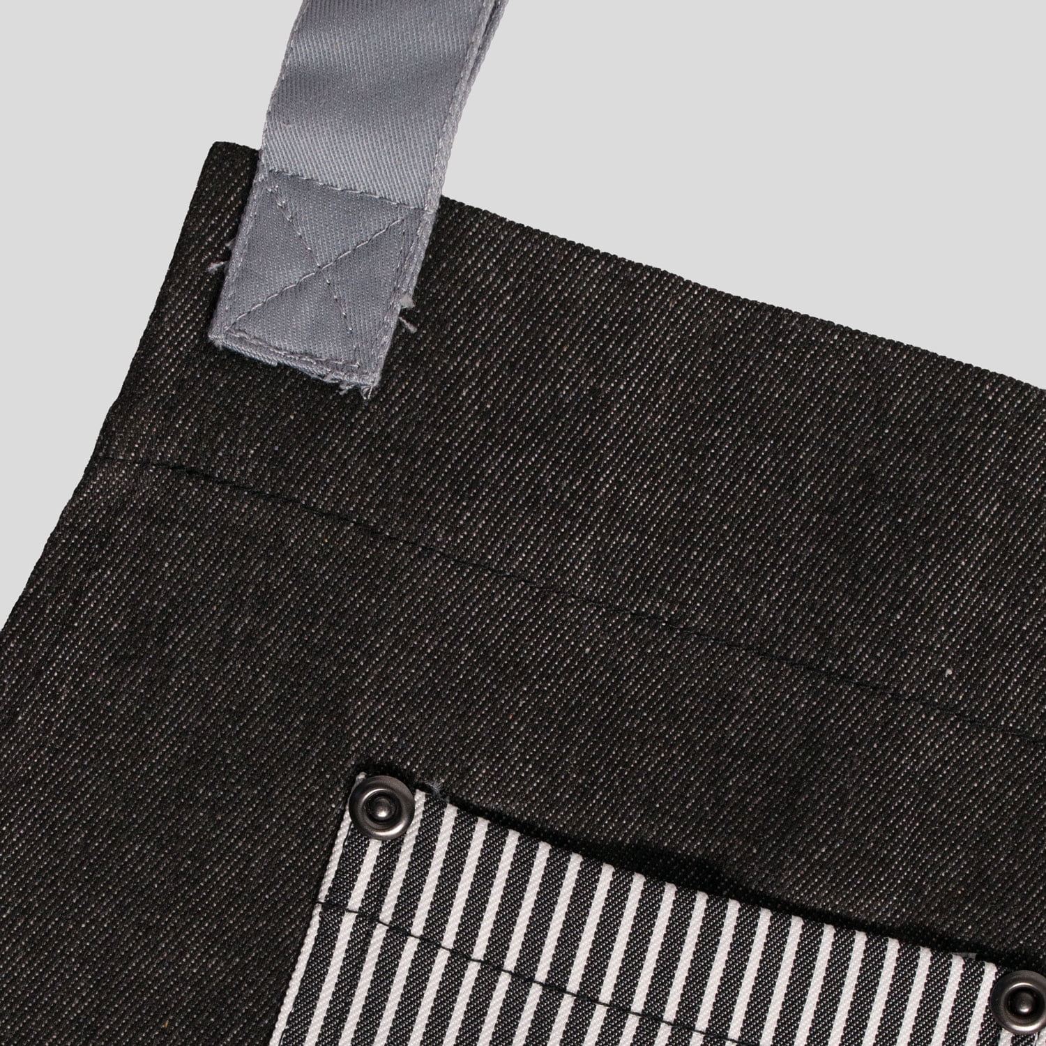 Chef Code 34" Long Denim Apron with Adjustable Neck