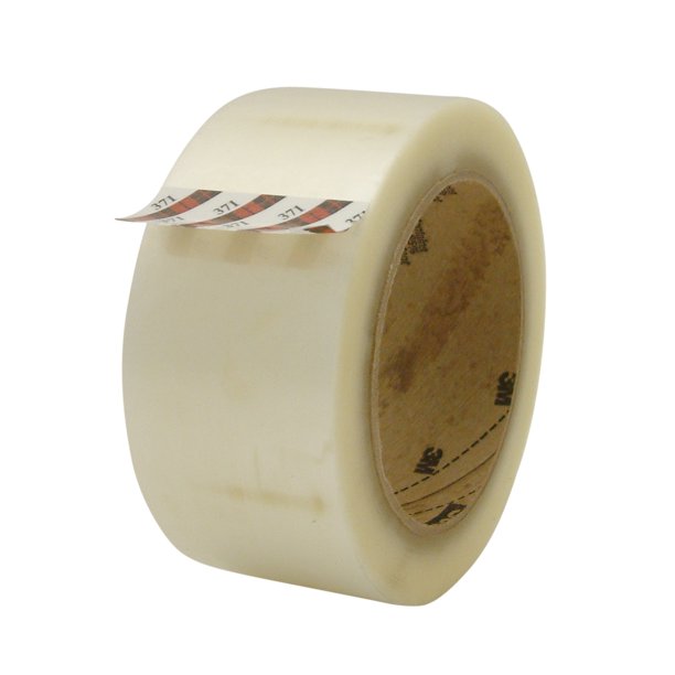 3M Scotch 371 Box Sealing Tape 2 in x 110 yds. (Clear)