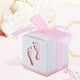 thumbnail image 5 of 50 cajas de papel con forma de huella de bebé para dulces, bodas, baby showers (rosa), 5 of 11