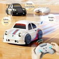 thumbnail image 4 of Smart RC Drift Car with Dual Mode (Follow/Remote Control), 360° Drift, LED Lights, 2.4GHz Rechargeable Mini Desktop RC Car Gift for Kids Adults(Black), 4 of 7