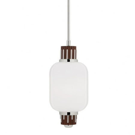 

24 inch One Light Pendant in Contemporary Style 10.75 inches Wide By 24 inches High-Polished Nickel Finish Bailey Street Home 116-Bel-3827167