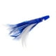 thumbnail image 1 of Señuelo de pesca de calamar artificial de 14 cm/32 g con falda de plumas adecuado para Azul blanco, 1 of 9