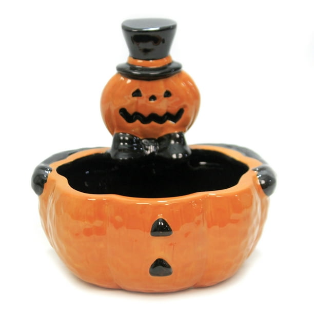 Halloween Pumpkin/Cat Bowls Candy Dish 41573A Pumpkin