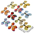 thumbnail image 3 of Yttmshdga Clearance! 5 Pcs Butterfly Wind Up Flying Butterfly Cards Insert Fly Toys Rubber Butterflies Toys For Explosion Box Colorful Bookmark, 3 of 6