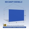 thumbnail image 2 of SunWall para toldo emergente 8x8 CROWN SHADES Plata, 2 of 8