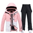 thumbnail image 4 of ❄ Baqcunre Womens Coats, Womens Ski Jackets and Pants Set Insulated Snowsuit Winter Warm Skisuit Fashion Snow Coat, Womens Jackets Winter 1PC Ski Suit Hot Pink 2XL, 4 of 4