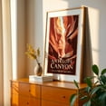 thumbnail image 3 of Antelope Canyon Vintage Travel Poster – Sculpted Sandstone Beauty - Arizona Illustration Travel Poster Desert Vintage Poster Nature Landscape Scenic Unframed Wall Art Print 20 x 28 inches, 3 of 60