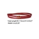 thumbnail image 3 of Cinturón de cuero sintético ajustable para mujer INSPIRE CHIC Rojo Vino, 3 of 4