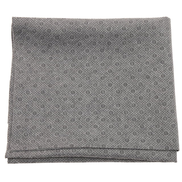 Minkissy 1Pcs Non-slip Mat for Smooth Floors Fix Carpets in Place Simple Design Grey Rectangle Silicone Polyester