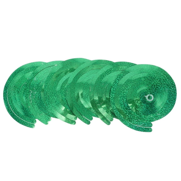 FRCOLOR 6pcs Party Foil Swirl Decorations Ceiling Hanging Plastic Streamer Whirls Decorations Baby Shower For Wedding Birthday Graduation Valentines Day New Year Party