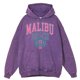 thumbnail image 5 of Sudadera con capucha retro desgastada con estampado de Malibu Beach 73 Usa City para hombre, ropa cálida y suave, sudadera holgada a la moda, sudadera 100 % algodón, 5 of 5
