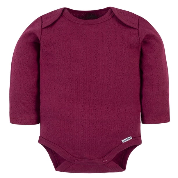 Modern Moments Pañalero rojo body bebé algodón cómodo mameluco 3 a 9 meses
