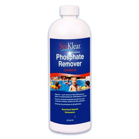 PhosKlear 4000 Natural Clarifier - 1 Qt Bottle, Our Unique combination of powerful phosphate removers and best-in-class SeaKlear Natural Clarifier.., By SeaKlear from (Best Pool Chemical App)