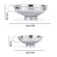 thumbnail image 4 of Herramientas de cocina de embudo de mermelada de acero inoxidable de 2 piezas, 4 of 4