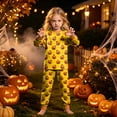thumbnail image 6 of 7-8 Years Tween Short Sleeved And Shorts Set Halloween Parties Girls Sleepwear Matching Family Halloween Pajamas, 6 of 9