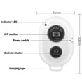 thumbnail image 4 of ziyahihome Bluetooth Phone Self Timer Selfie Stick Shutter Button Timer Selfie Wireless Remote Control Smart Phone Selfie Remote Control Self Timer, 4 of 9