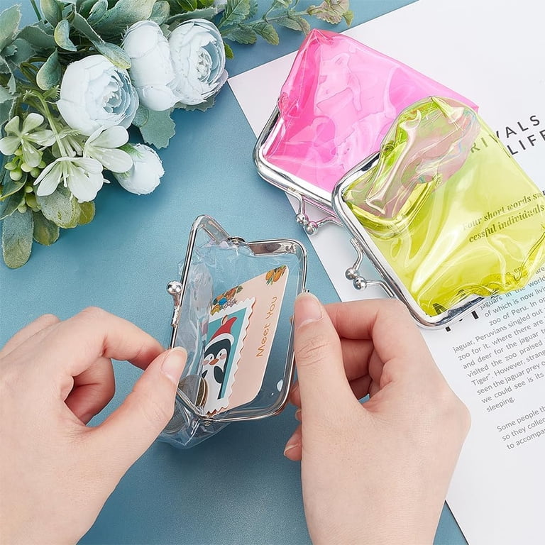財布・ケース・小物入れ [OHESHIO] HUG YOUR SKIN typeservice Clear Coin Purses Transparent Change Purses Waterproof PVC Jelly