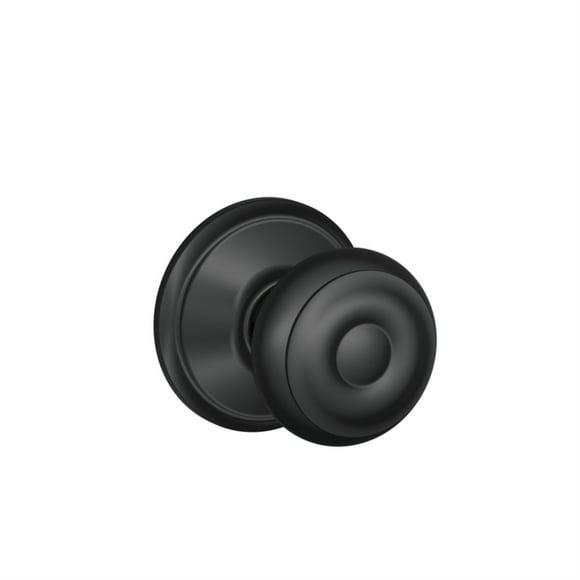 Schlage PSSGE KNOB GEORGN MTBLK (Pack of 1)